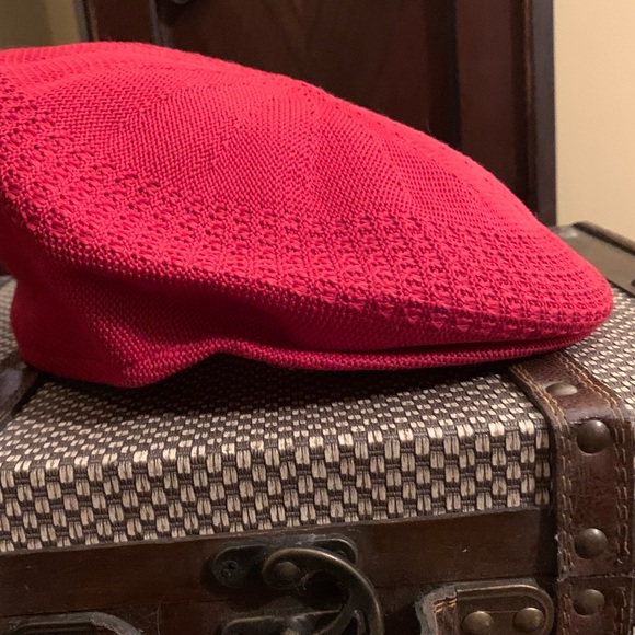 Men’s Red Paperboy Cap - Picture 2 of 10